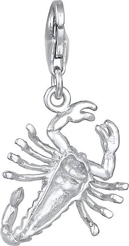 Nenalina Charm Anhänger Sternzeichen Skorpion 925 Sterling Silber in silber  bestellen - 94150301 | Kettenanhänger