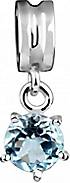 Nenalina Charm Solitär Anhänger Topas Edelstein Basic 925 Silber