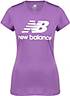 New Balance Essentials Stacked Logo T-Shirt Damen