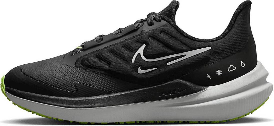 Zelden NieuwZeeland Modernisering Nike Performance Damen Laufschuhe AIR WINFLO 9 SHIELD in schwarz bestellen  - 26361101