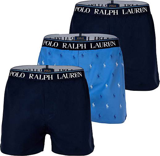 POLO Ralph BXER-3 in - bunt Lauren 3er bestellen Web-Boxershorts PACK 17691602 Pack BOXER ELASTIC
