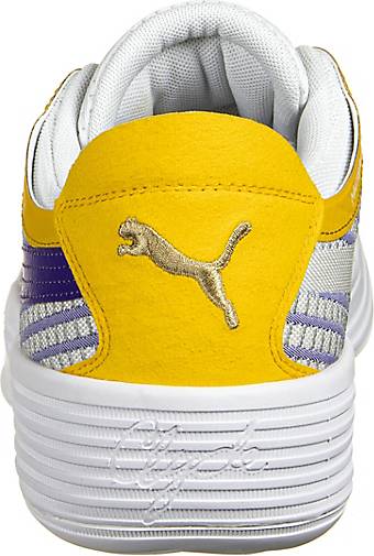 puma clyde green yellow