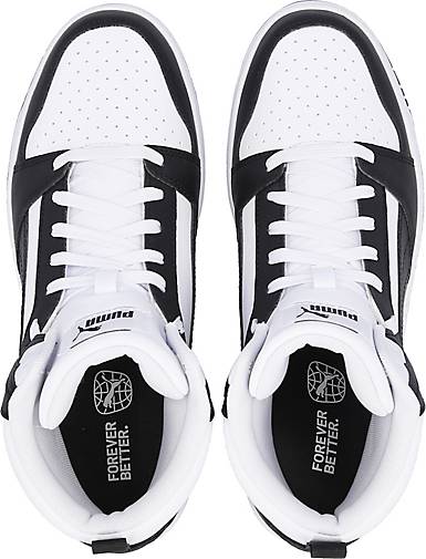 PUMA bestellen 37730201 Hi-Top V6 Sneaker REBOUND - schwarz/weiß in