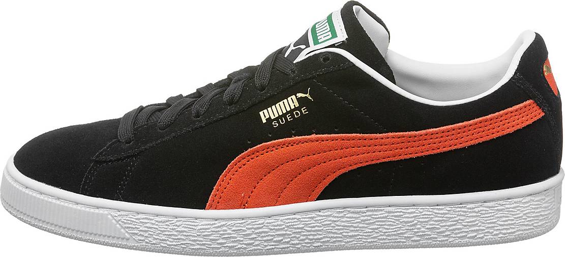 Puma schuhe 2025 schwarz orange