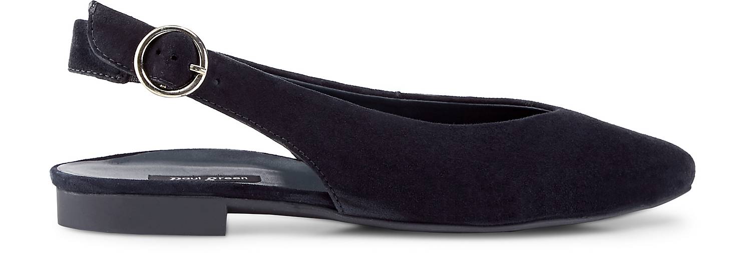 dunkel Damen Damen Sling Sling ballerina ballerina Blau qBwY4xva