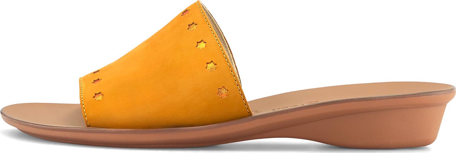 Paul Green Sommer Pantolette gelb | GÖRTZ 31500402 Rieker Sommer Pantolette bunt | GÖRTZ 31229901