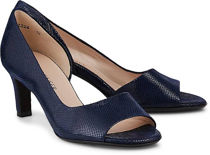 Peter Kaiser Peeptoe-Pumps BEATE dunkelblau bestellen -