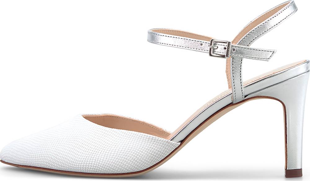 aktuelle Schnäppchen von Goertz Peter Kaiser Riemchen Pumps EYRINA weiss~31371501~front~1000 - aktuelle Schnäppchen von Goertz
