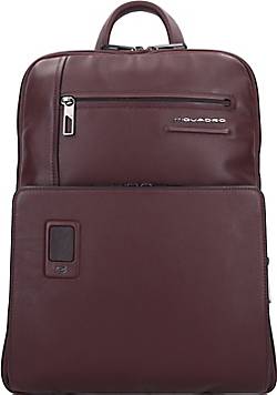 Piquadro Akron Rucksack Leder 40 cm Laptopfach Piquadro Akron Rucksack Leder 40 cm Laptopfach