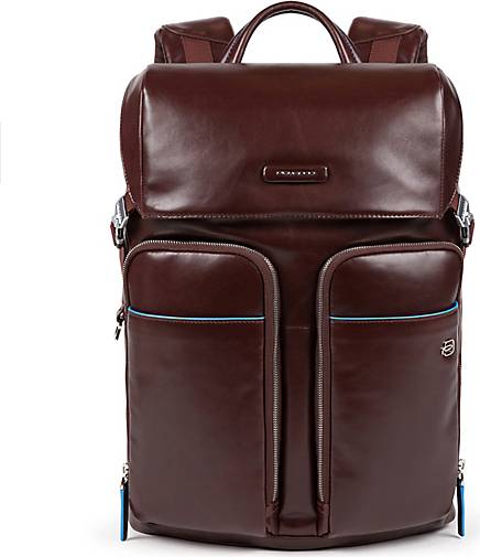 Piquadro B2 Revamp Rucksack RFID Leder 42 cm Laptopfach Piquadro B2 Revamp Rucksack RFID Leder 42 cm Laptopfach