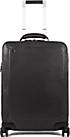Piquadro Black Square 4-Rollen Kabinentrolley Leder 55 cm Laptopfach