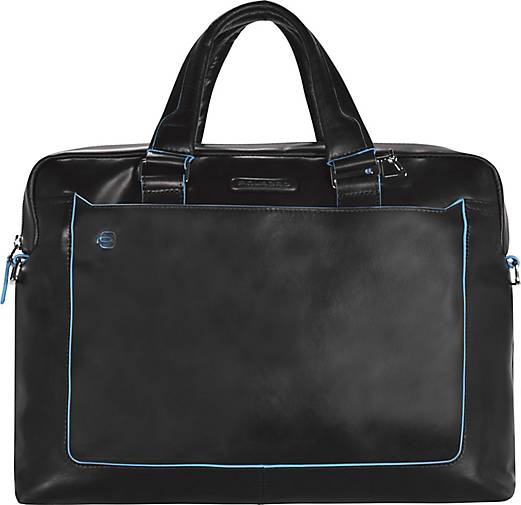 Piquadro Blue Square Aktentasche III Leder 40 cm Laptopfach Piquadro Blue Square Aktentasche III Leder 40 cm Laptopfach