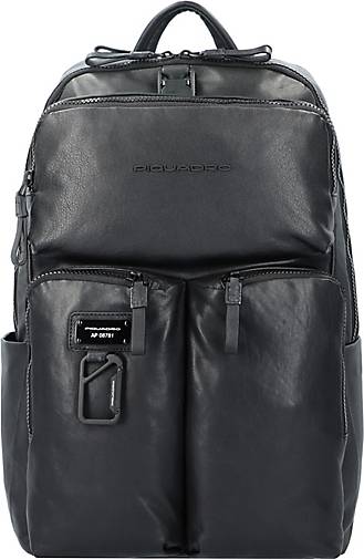Piquadro Harper Rucksack Leder 48 cm Laptopfach