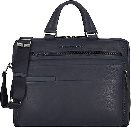 Piquadro Paavo Aktentasche Leder 38 cm Laptopfach