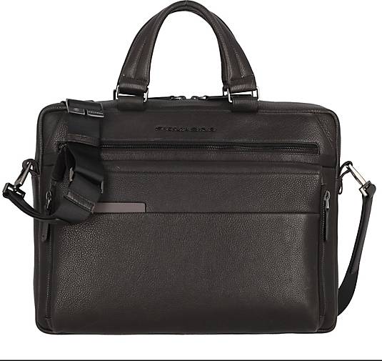 Piquadro Paavo Aktentasche Leder 38 cm Laptopfach