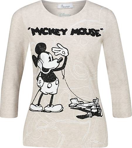 Princess Goes Hollywood Damen Shirt MICKEY MOUSE WITH THE PLANE 3/4-Arm in  weiß bestellen - 16706201