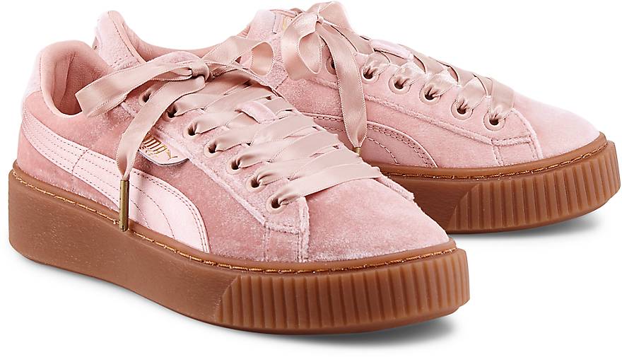 puma basket platform rosa puma basket platform rosa