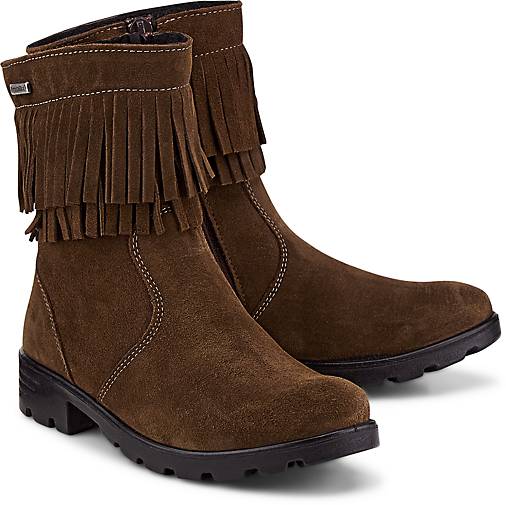 Ricosta Fransenstiefel DAPHNE in braun mittel kaufen | GÖRTZ Lurchi Stiefel Kinder mit TEX | Stiefel warm gefüttert