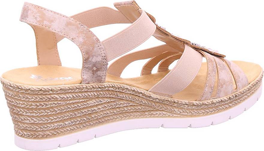 Rieker keilsandalette rosa Clearance
