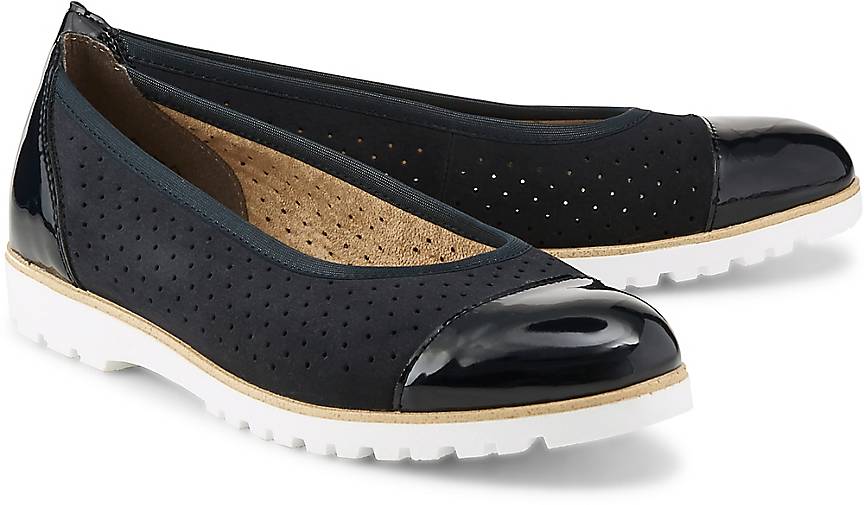 ballerina Blau Blau dunkel Komfort Komfort dunkel ballerina Damen Damen qwxEzUf