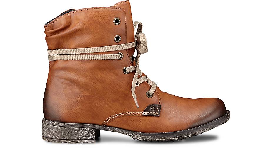 rieker schnür stiefelette braun rieker schnür stiefelette braun