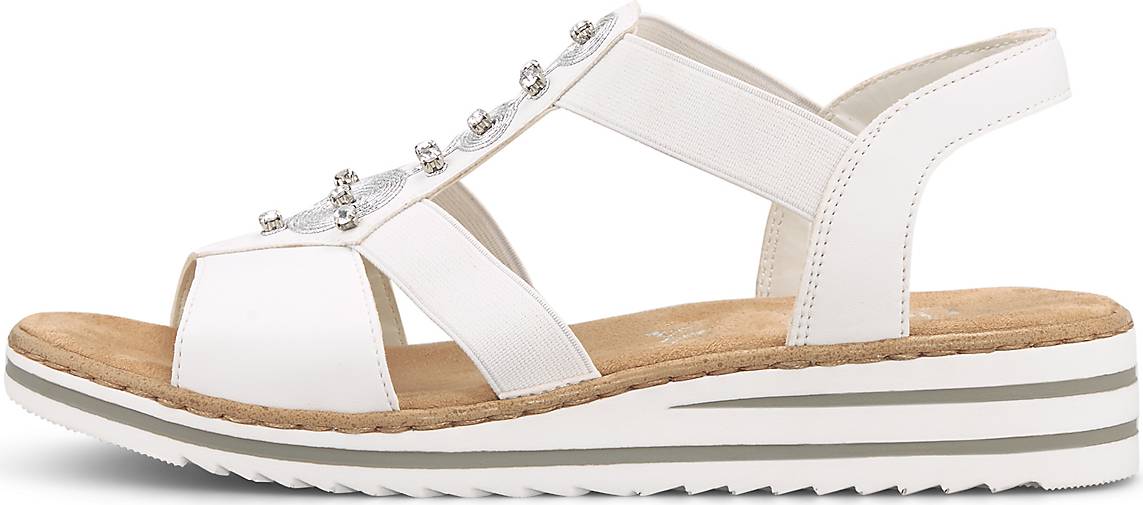 Rieker Sommer Sandale weiß | GÖRTZ 31461802 Weiße Rieker Sandalen für Damen online kaufen | Zalando