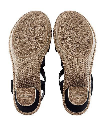 Rieker Sommer Sandalette schwarz | GÖRTZ 48279201 Rieker Sommer Sandalette dunkelblau | GÖRTZ 31229201