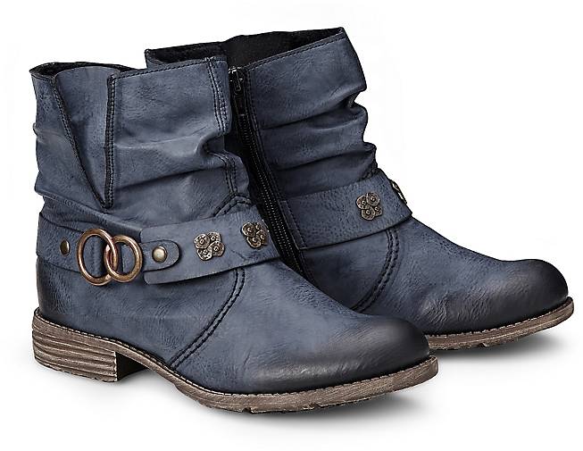 Rieker stiefelette blau