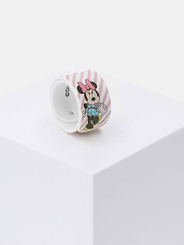 Set Armband mit 8 Deko Aufstecker Disney Minnie Mouse 2 tlg für Kinder Mädc 