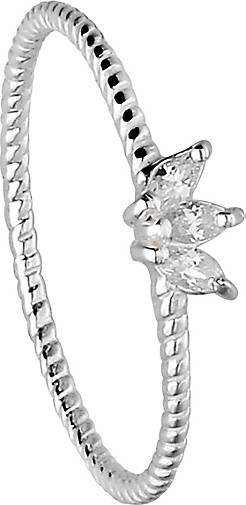 SIX Ring mit Verzierung aus 925er Silber ' '