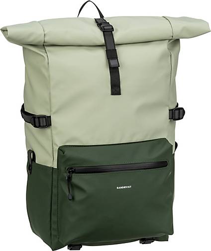 Sandqvist Rucksack Backpack Ruben 2.0 Rolltop in dunkelgr n