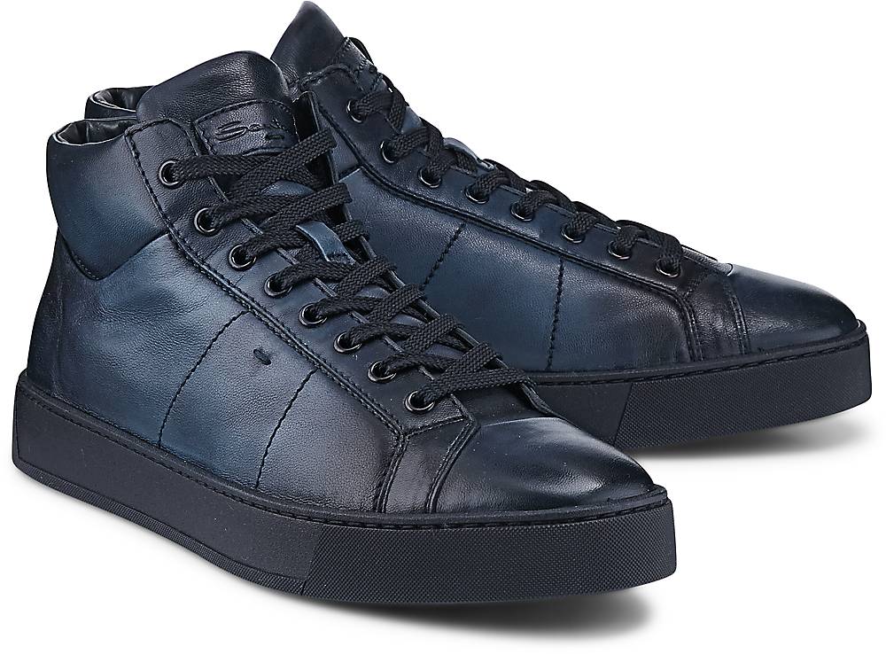Santoni Luxus Sneaker In Dunkelblau Stiefel Fur Herren Herrenmode Suchmaschine Ladendirekt De