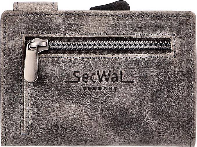 SecWal Kreditkartenetui Geldbörse RFID Leder 9 cm