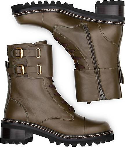 chloe biker boots