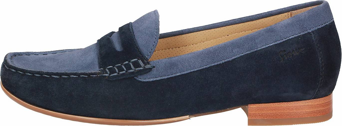 sioux slipper damen blau