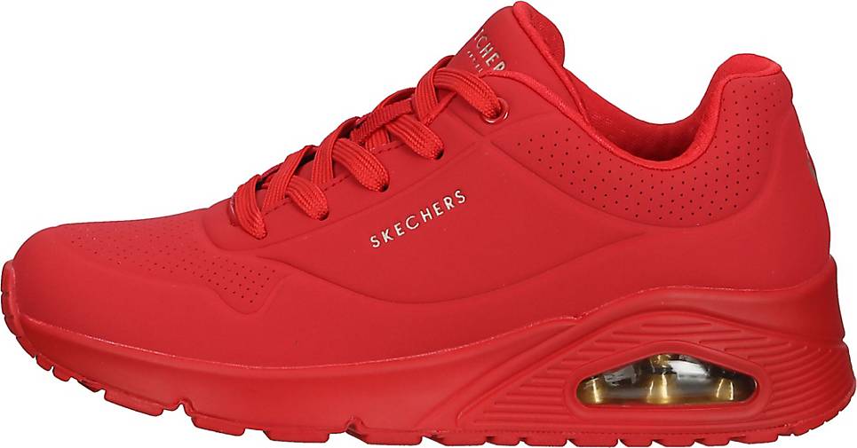 skechers damen sneaker rot