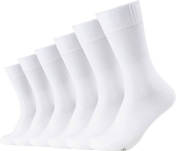 Skechers Socken im 6er Pack Basic mit antibakterieller Funktion in weiß  bestellen - 77886301