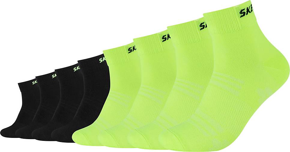 Skechers Socken im Markenschriftzug mit 8er-Pack bestellen in schickem 76074705 gelb 