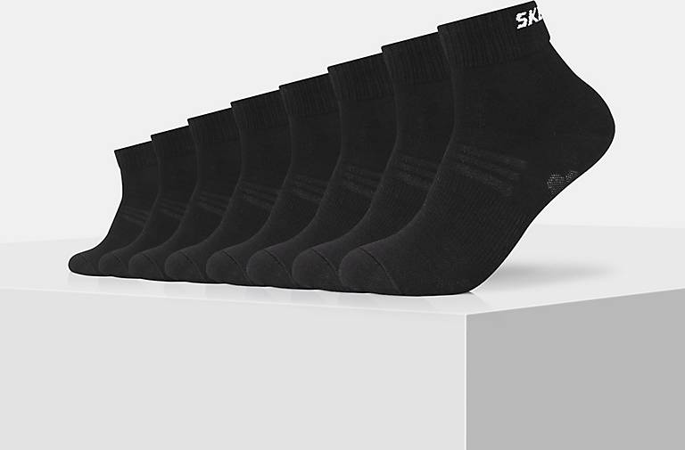 schwarz schickem 76074703 Markenschriftzug Skechers - im Socken in 8er-Pack bestellen mit