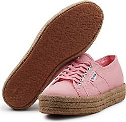 Superga plateau outlet samt rosa