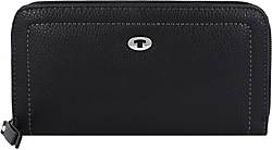 TOM TAILOR, Geldbörse 19 Cm in schwarz, Geldbörsen für Damen