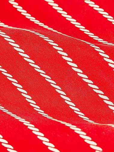 TOMMY HILFIGER Damen Blusenkleid CUPRO ROPE ST MIDI SHIRT DRESS in rot  bestellen - 11087002 | Druckkleider