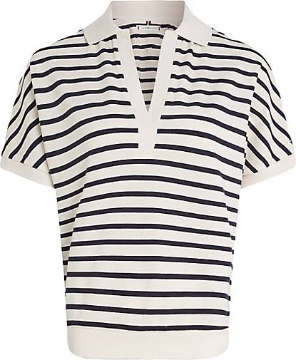 TOMMY HILFIGER Damen Poloshirt RLX LYOCELL POLO S/S Relaxed Fit