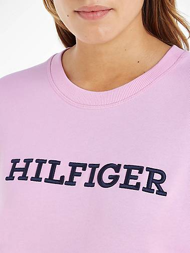 TOMMY HILFIGER Damen Sweatshirt REG MONOTYPE EMB in pink bestellen -  14072701