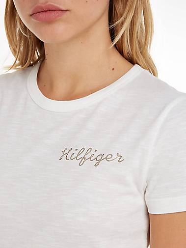 TOMMY HILFIGER Damen T-Shirt SLIM HILFIGER C-NK in - 10937102