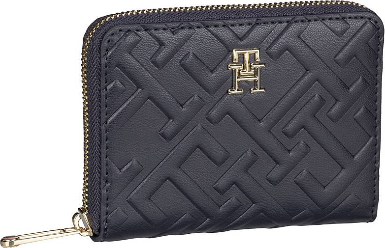 TOMMY HILFIGER Geldbörse Iconic Tommy Med Ziparound Mono PSP23