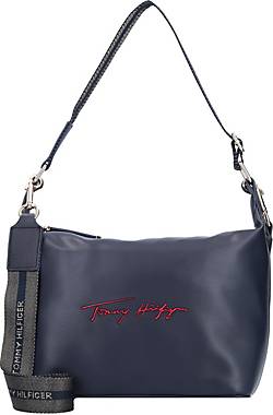 TOMMY HILFIGER Tasche-Hobo Bag ICONIC dunkelblau