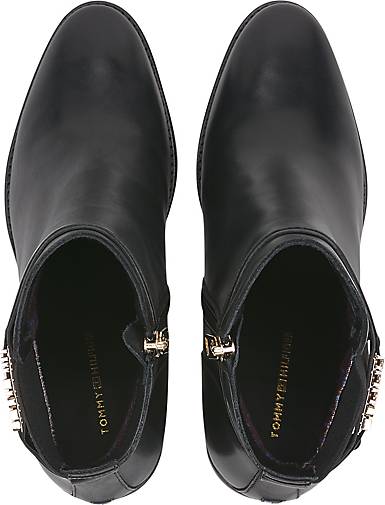 block branding flat boot tommy hilfiger