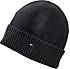 TOMMY HILFIGER Mütze PIMA COTTON CASHMERE BEANIE