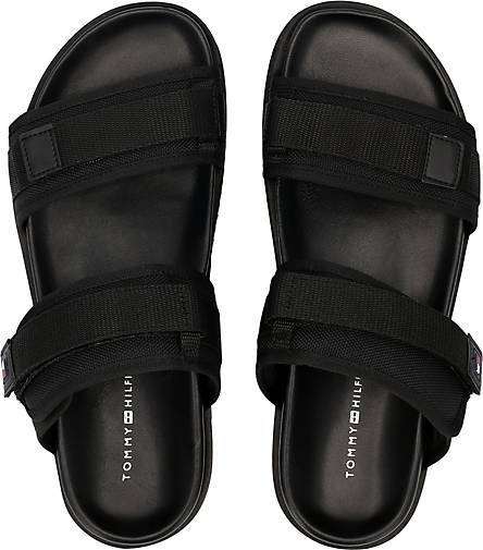 hilfiger pantolette schwarz